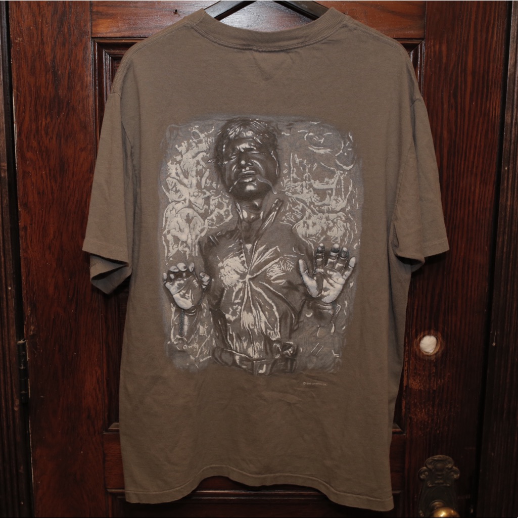Vintage 1996 Star Wars Han Solo Carbonite Shirt